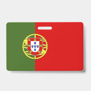 Portugal flag ID badge