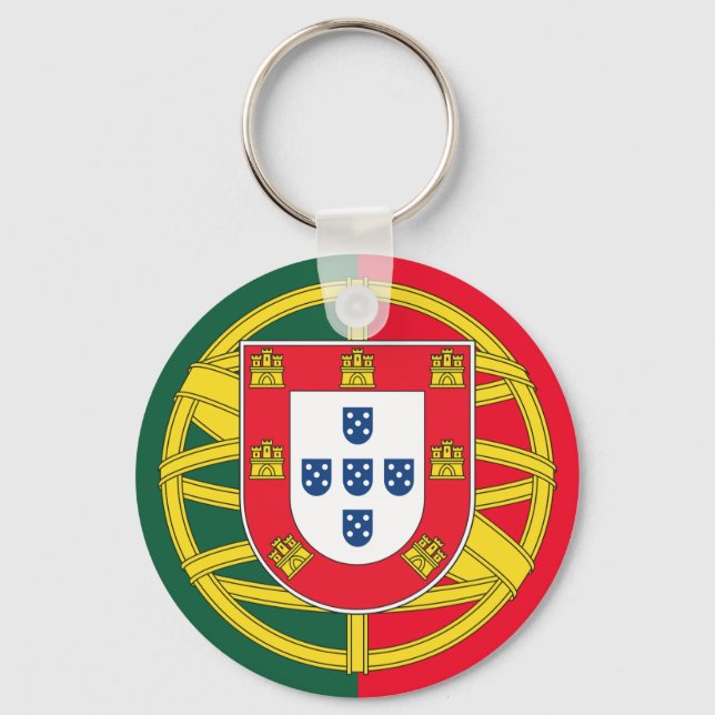 Portugal flag key ring (Front)