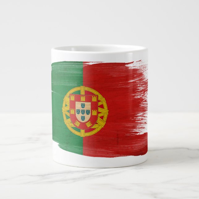 Portugal Flag Large Coffee Mug (Front)