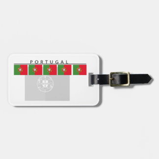Portugal Flag Luggage Tag