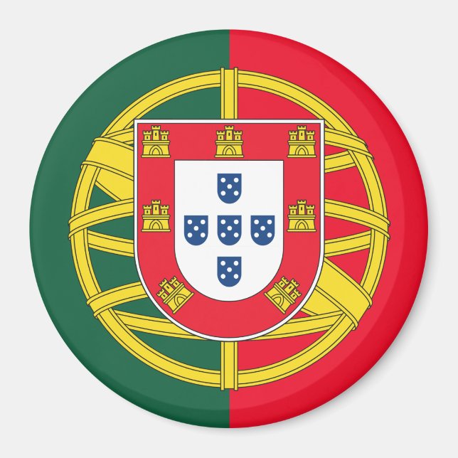 Portugal flag magnet (Front)