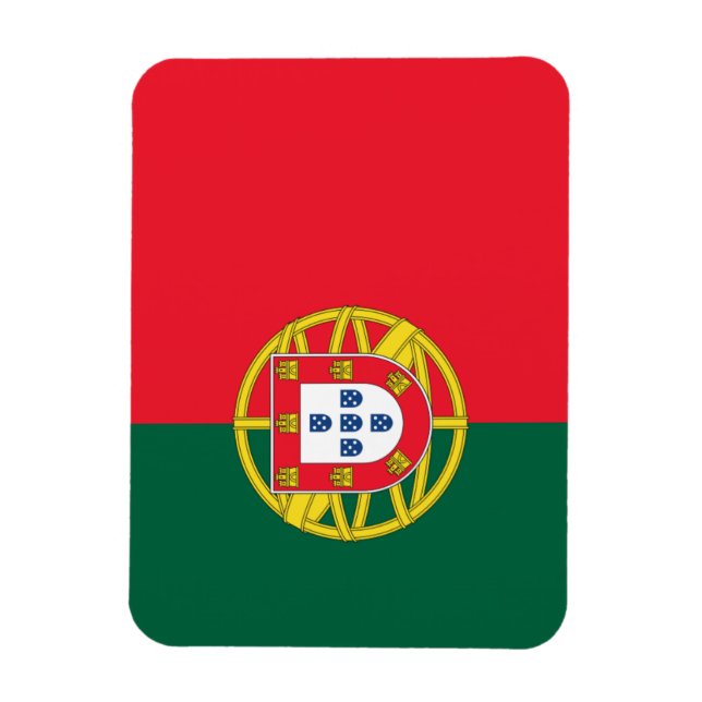 Portugal flag magnet (Vertical)