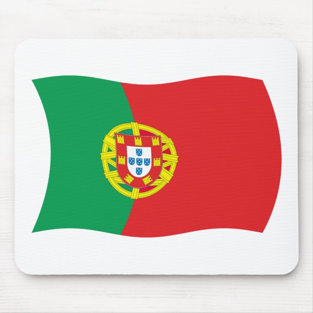 Portugal Flag Mousepad (Front)