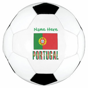 Portugal Flag Personalised Soccer Ball