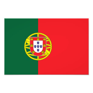 Portugal Flag Photo Print