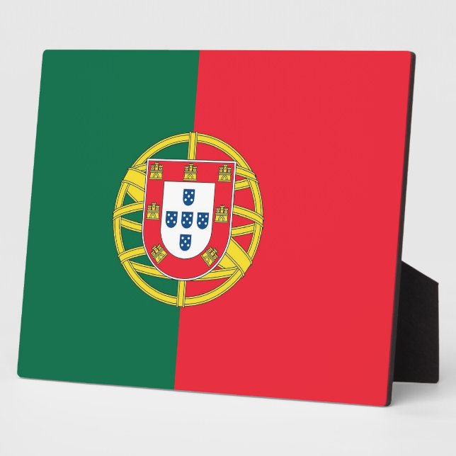 Portugal Flag Plaque (Side)
