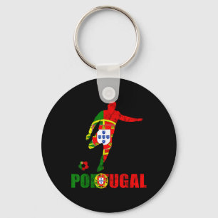 Portugal Flag Portugal Soccer Futebol Portuguese P Key Ring