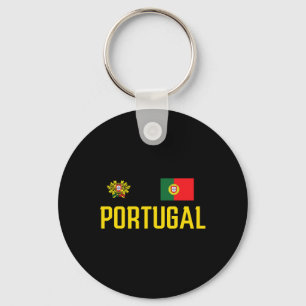 Portugal Flag Portuguese Footll Soccer Fan Men Wom Key Ring