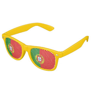 Portugal Flag Retro Sunglasses