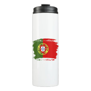 Portugal flag thermal tumbler