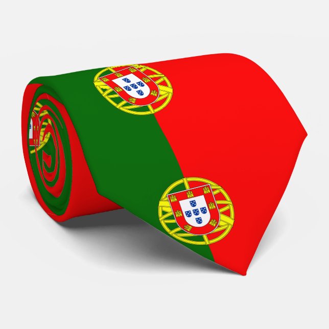 Portugal Flag Tie (Rolled)