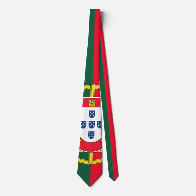 Portugal flag tie (Front)