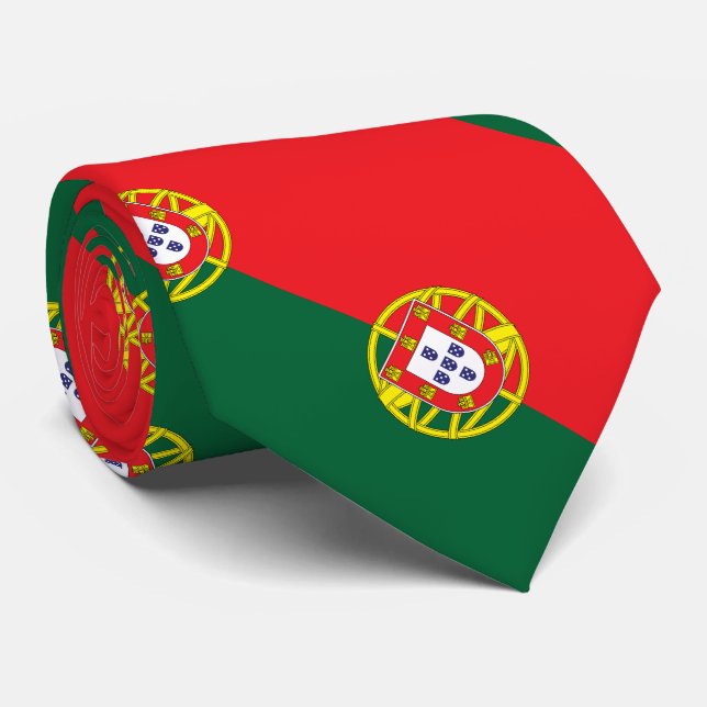 Portugal Flag Tie (Rolled)