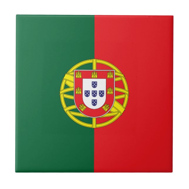 Portugal Flag Tile (Front)