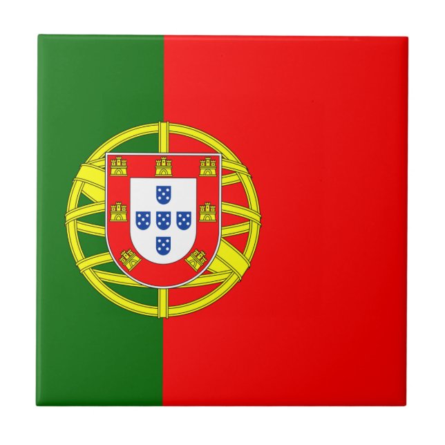 Portugal Flag Tile (Front)