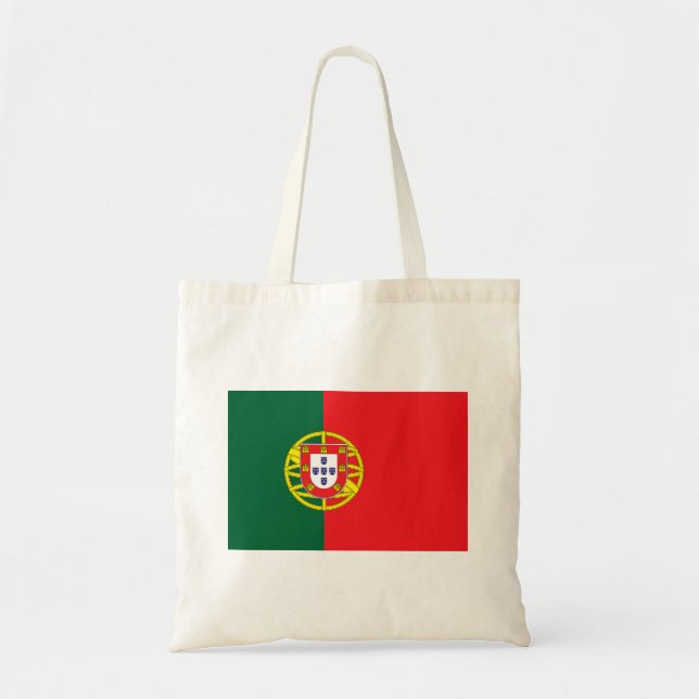 Portugal Flag Tote Bag (Front)