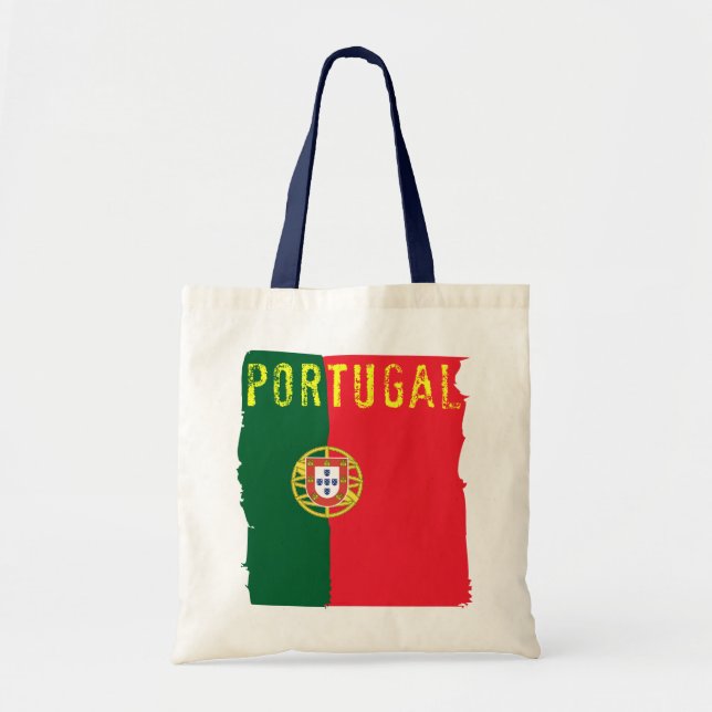 Portugal Flag Tote Bag (Front)