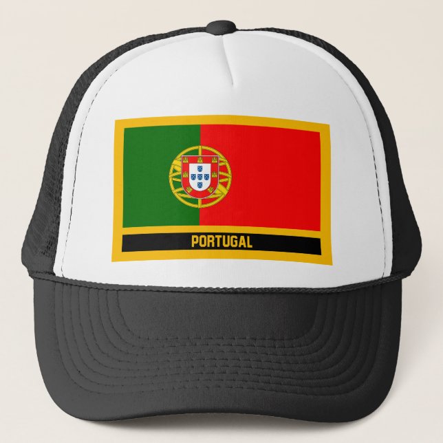 Portugal Flag Trucker Hat (Front)