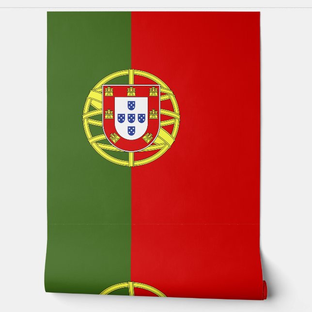 Portugal flag wallpaper (Unrolling)