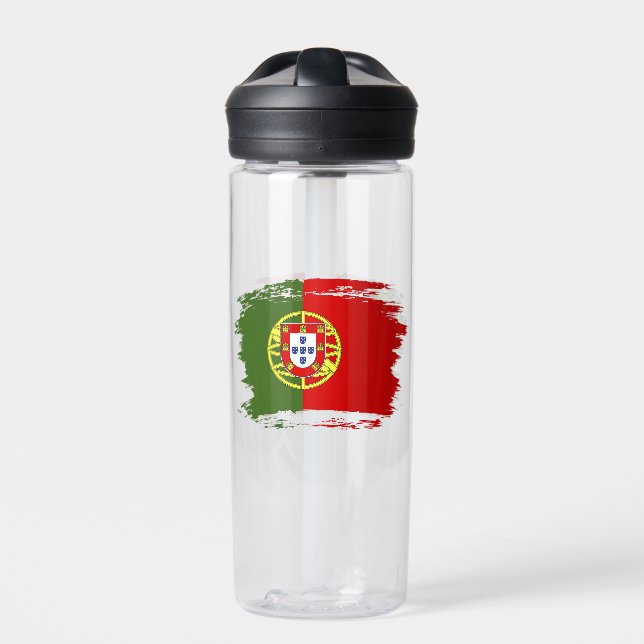 Portugal flag water bottle (Front)