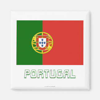Portugal Flag with Name Magnet