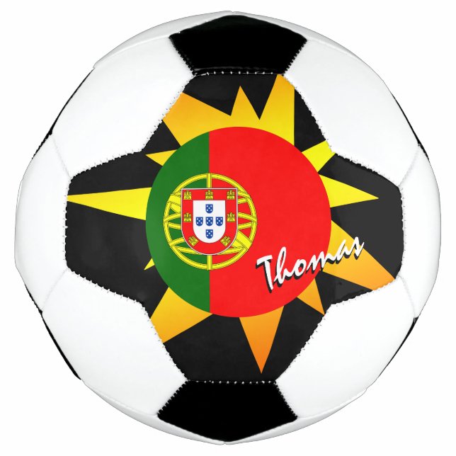 Portugal Football & Portuguese Flag / BANG Soccer Ball (Front)