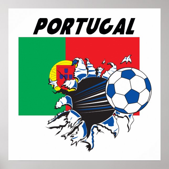 Portugal Futbol Soccer Poster (Front)