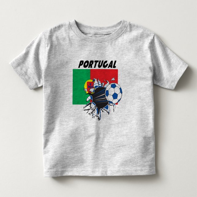 Portugal Futbol Soccer Team Toddler T-Shirt (Front)