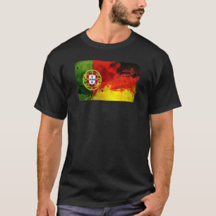Portugal Germany Fusion Football Sport Competition T-Shirt