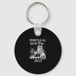 Portugal Girls Trip 2025 City Travel Vacation 1 Key Ring