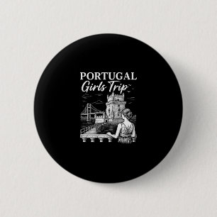 Portugal Girls Trip City Travel Vacation 6 Cm Round Badge
