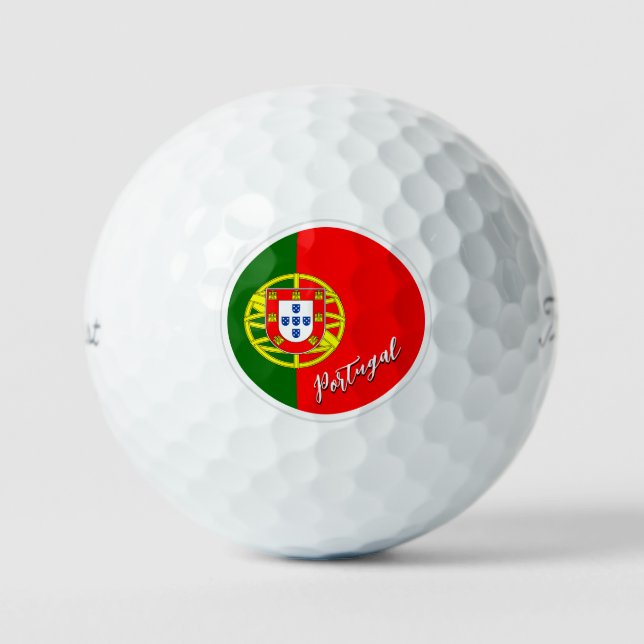 Portugal Golf Balls, Portuguese Flag / Patriots Balls (Front)