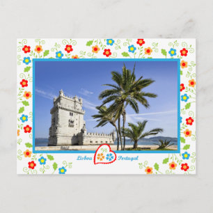 Portugal in photos - Belém Tower Postcard