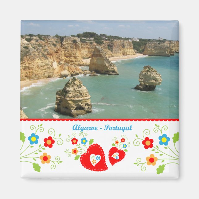 Portugal in photos - Benagil cliffs, Algarve Magnet (Front)