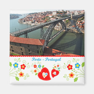 Portugal in photos - Iron bridge Magnet