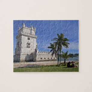 Portugal, Lisbon. Belem Tower, a UNESCO World 2 Jigsaw Puzzle