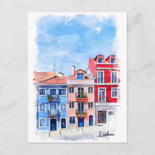 Portugal, Lisbon, Neighbourhood Postcard