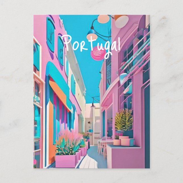 Portugal Lisbon Postcard (Front)