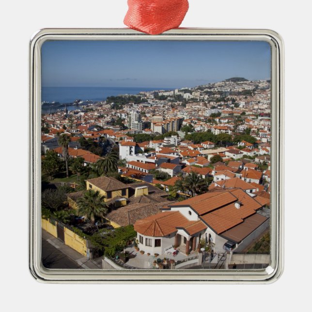 Portugal, Madeira Island, Funchal. Cable car Metal Tree Decoration (Front)
