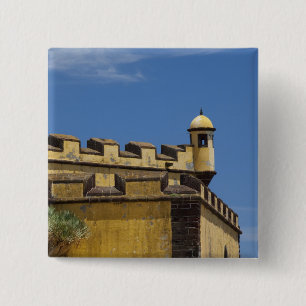 Portugal, Madeira Island, Funchal. Historic 15 Cm Square Badge
