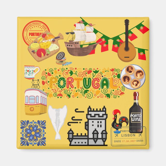 Portugal  magnet (Front)