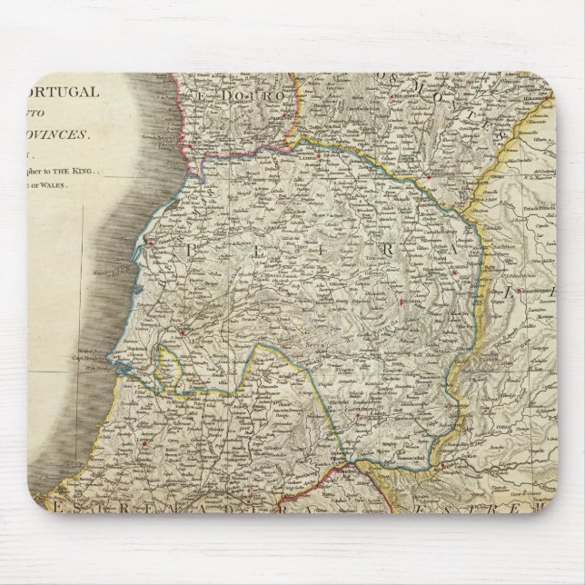 Portugal Map Mouse Pad (Front)