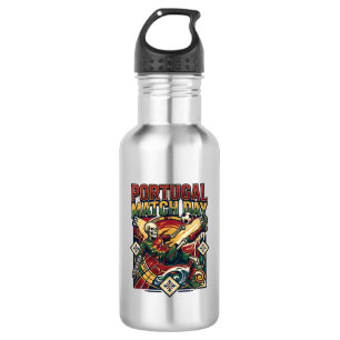 Portugal Match Day Skeleton Striker Nations Countr 532 Ml Water Bottle