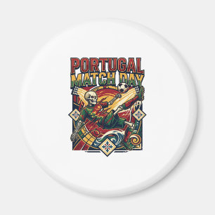Portugal Match Day Skeleton Striker Nations Countr Magnet