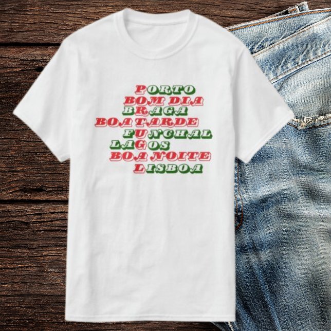 Portugal Mens Good morning Good afternoon White T-Shirt (Creator Uploaded)