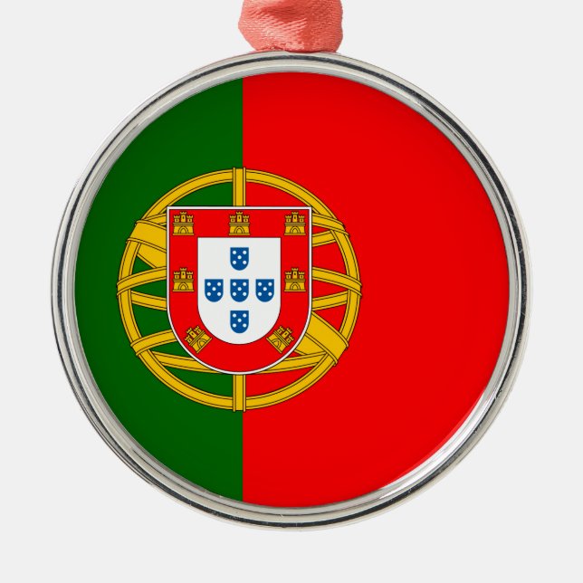 Portugal Metal Tree Decoration (Front)