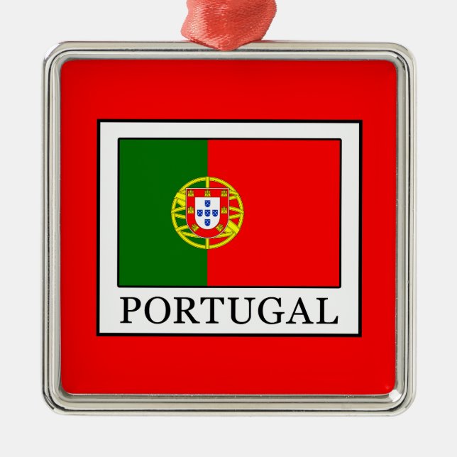 Portugal Metal Tree Decoration (Front)