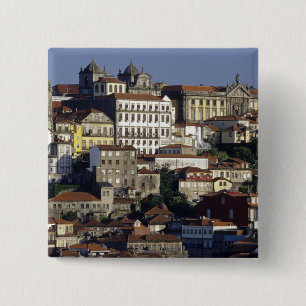 Portugal, Oporto (Porto). Historic houses and 15 Cm Square Badge