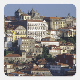 Portugal, Oporto (Porto). Historic houses and Square Sticker