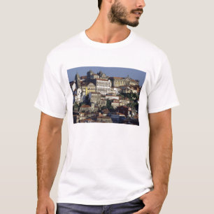 Portugal, Oporto (Porto). Historic houses and T-Shirt